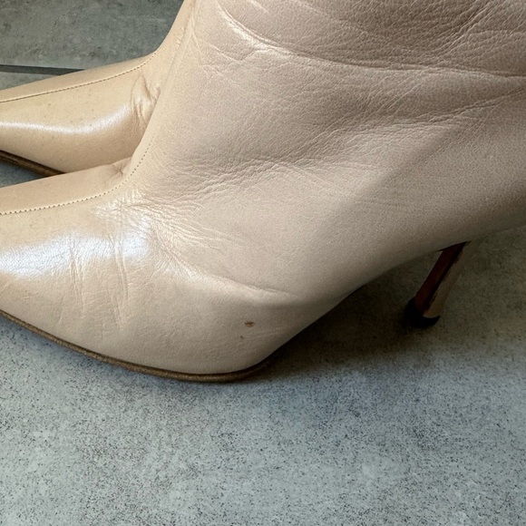 Jimmy Choo Leather Boots 38 1/2 8 1/2 - Picture 6 of 16